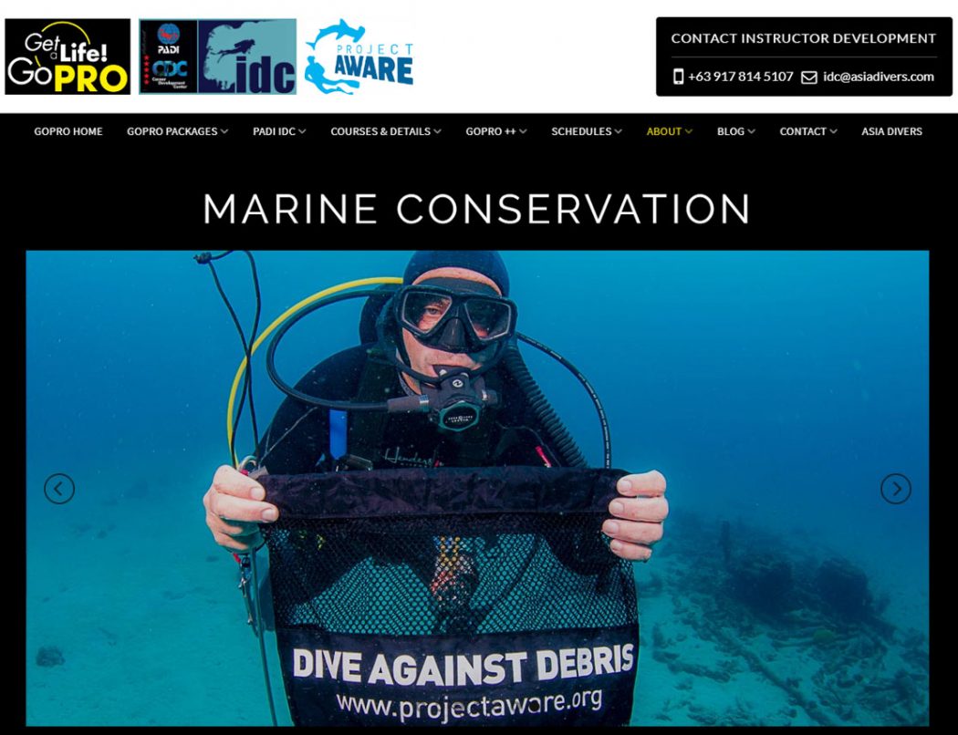 marine conservation in puerto galera philippines