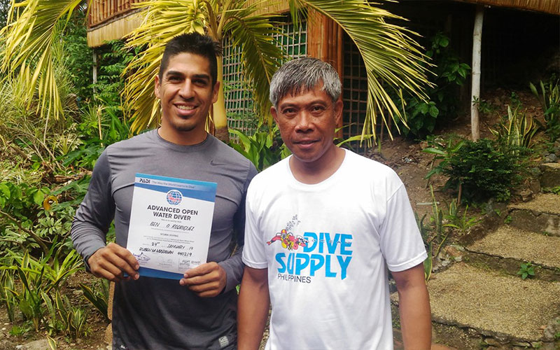 padi aod course puerto galera