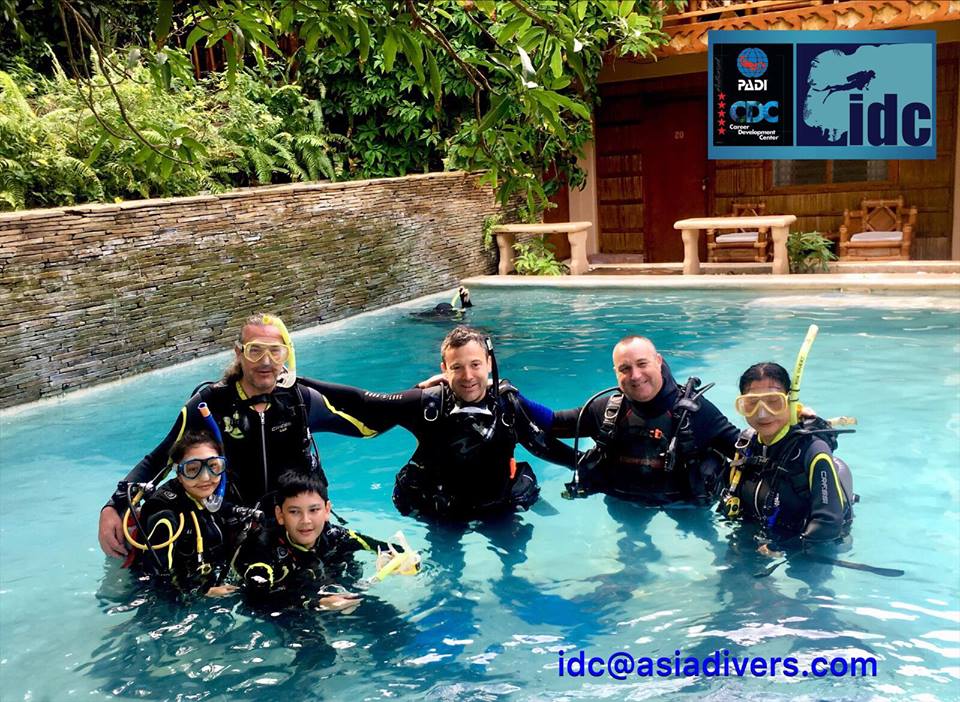 padi instructor course asia divers sabang philippines