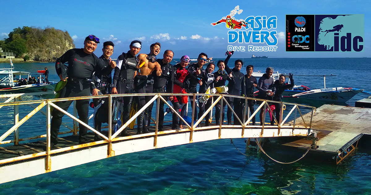 Scuba Monster, Verde Island, and PADI E-IDC begins