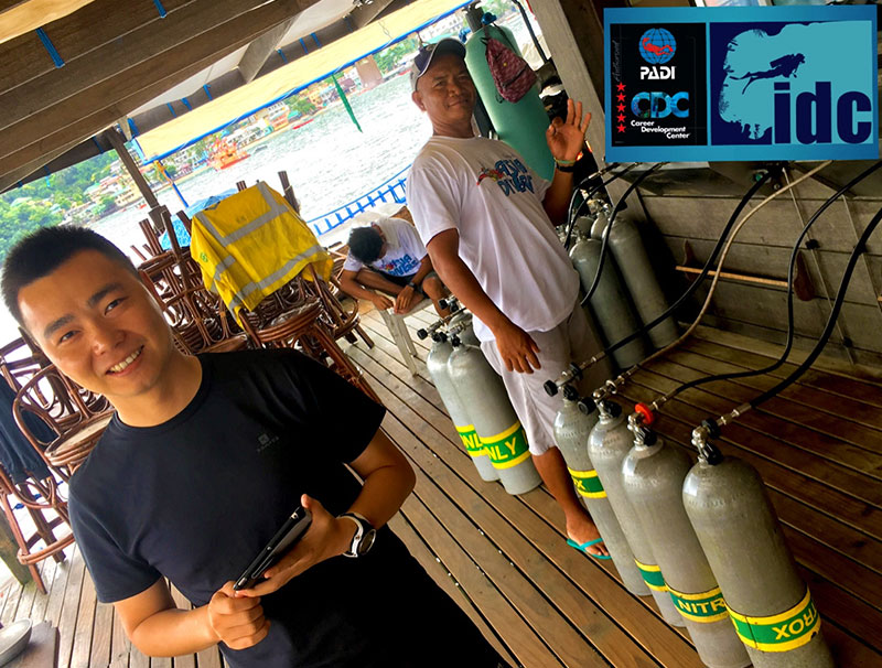 padi nitrox instructor course puerto galera