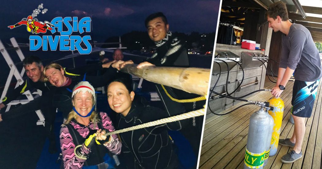 asia divers night dives in puerto galera