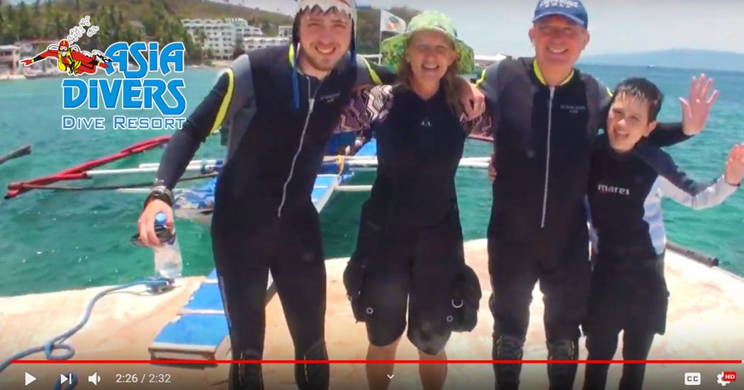 scuba diving courses for kids at el galleon dive resort puerto galera