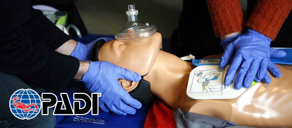 padi efr course for children asia divers puerto galera