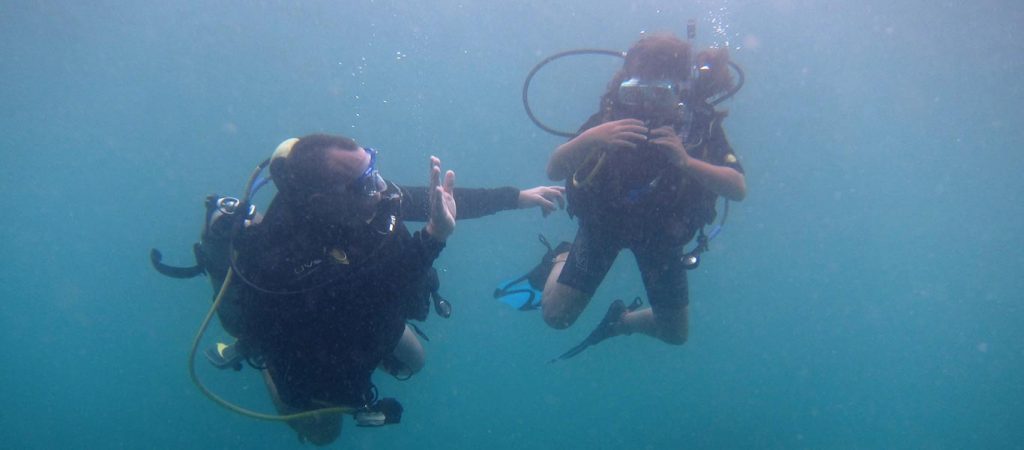padi open water referral course asia divers puerto galera