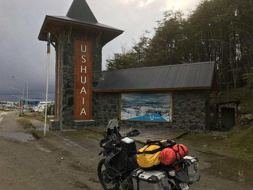 Ushuaia motorbike adventure