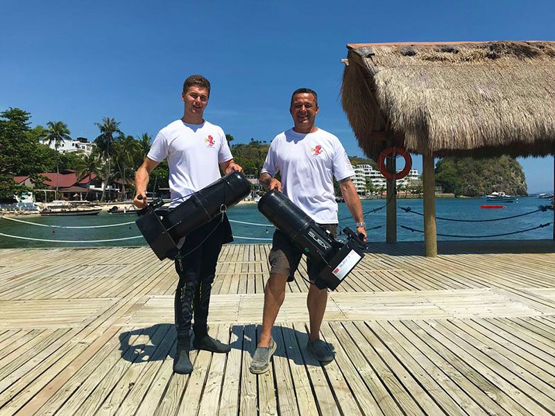 padi dpv course asia divers el galleon resort puerto galera