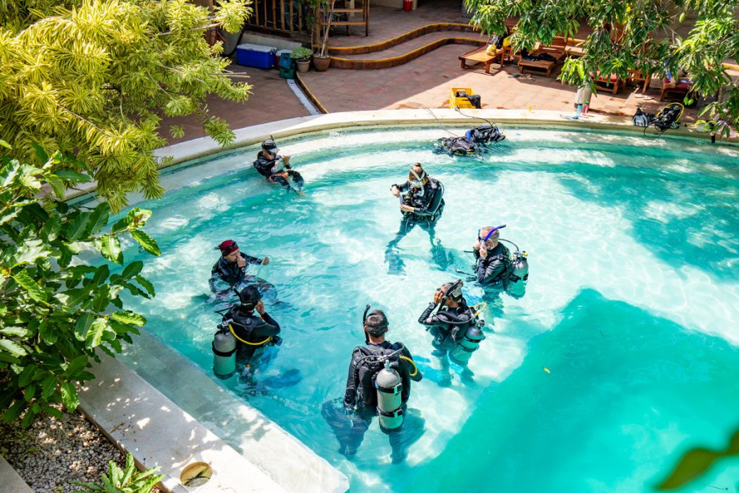 PADI training Puerto galera diving