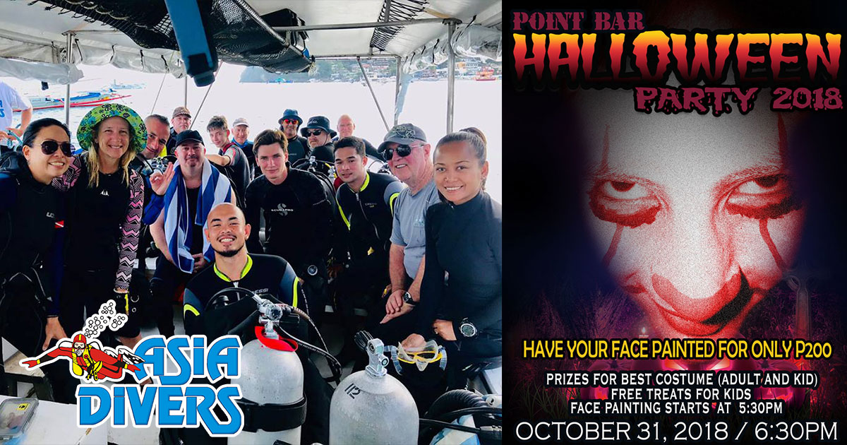Halloween Party 2018 & News from Asia Divers