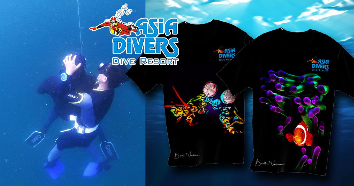 Tons of PADI Certifications, Stylish new Asia Divers shirts, Freediving and gearing up for the PADI IDC